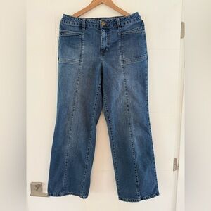 🛍️$5 SALE - D Jeans, cropped wide leg, size 10